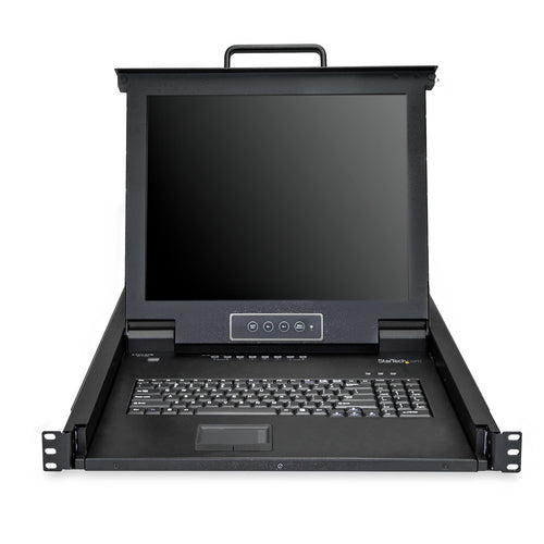 8 PORT RACKMOUNT KVM CONSOLE INTEGRATED LCD MONITOR KVM SWITCH