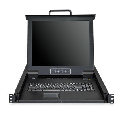 8 PORT RACKMOUNT KVM CONSOLE INTEGRATED LCD MONITOR KVM SWITCH