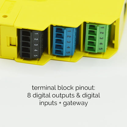 ETHERNET 8 DIGITAL INPUTS + 8 8 DIGITAL INPUTS - 8 DIGITAL OUTPUT