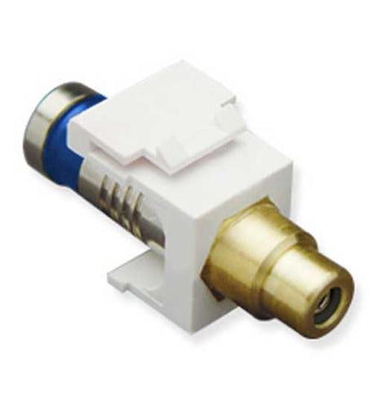 MODULE, CRIMP, RCA, RG6Q, BK INS, WHITE