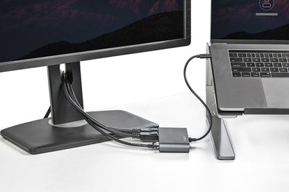 THUNDERBOLT 3 MINI DOCK DUAL 4K UNIVERSAL LAPTOP DOCKING STATION