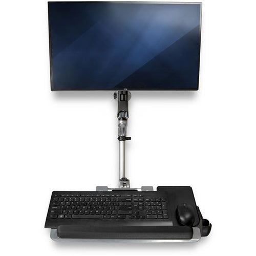 WALL MOUNT WORKSTATION STANDING DESK ARTICULATING MONITOR ARM