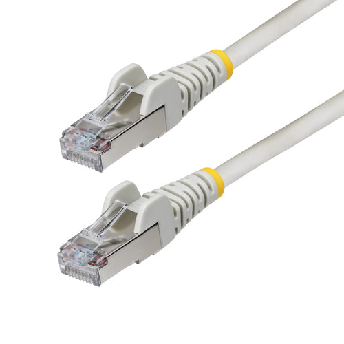 CAT6A ETHERNET CABLE - GRAY 10GBE S/FTP LSZH 100W POE