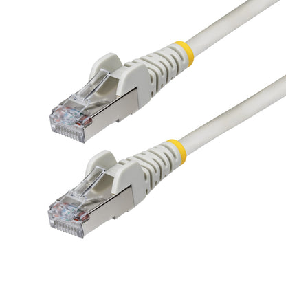 CAT6A ETHERNET CABLE - GRAY 10GBE S/FTP LSZH 100W POE
