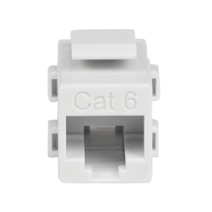 CAT6 RJ45 KEYSTONE JACK WHITE NETWORK COUPLER F/F