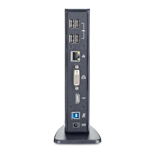 USB 3.0 DOCKING STATION UNIVERSAL DUAL MONITOR HDMI DVI