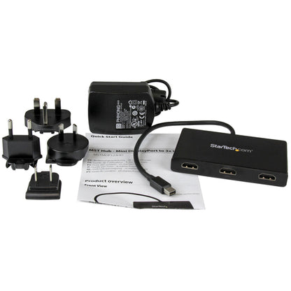 MDP TO HDMI MULTI MNTR ADAPTER 3 MINI DISPLAYPORT SPLITTER MST HUB (MSTMDP123HD)