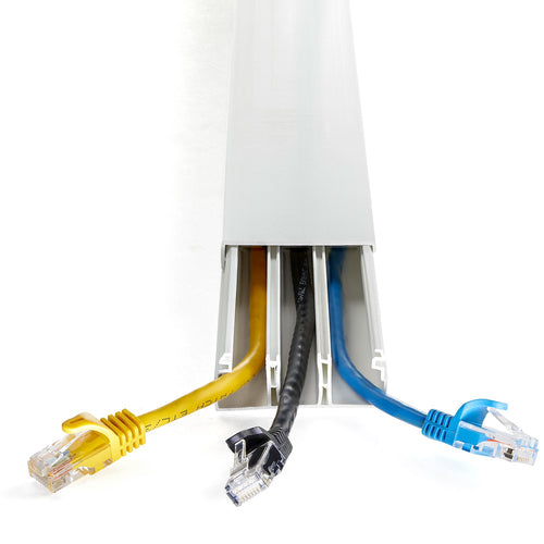 MULTI CHANNEL CABLE RACEWAY SEGMENTED WIRE CORD CONCEALER