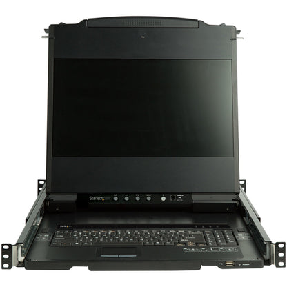 DVI VGA RACKMOUNT KVM CONSOLE INTEGRATED LCD MONITOR KVM SWITCH
