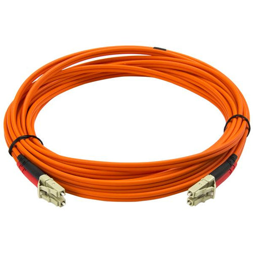 5M MULTIMODE FIBER OPTIC CABLE OM2 LC/LC 50/125 LSZH FIBER CABLE