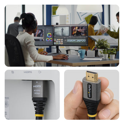 HDMI 2.0 CABLE 4K 60HZ PREMIUM CERTIFIED HIGH SPEED HDMI
