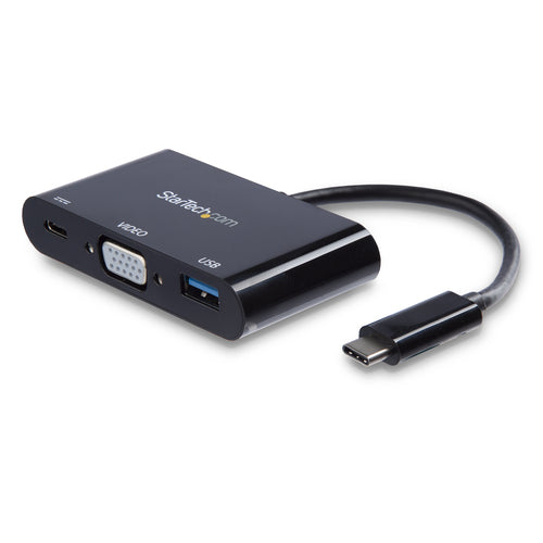 USB C MULTIPORT ADAPTER 60W PD VGA USBC MINI TRAVEL DOCK W/ USB