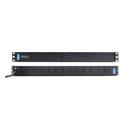 13-OUTLET RACKMOUNT PDU - 1U SERVER POWER STRIP FOR 19IN RACK