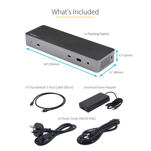 USB C DOCKING STATION FOR MACBOOK PRO/AIR-M1/M2/M3/M4 96W