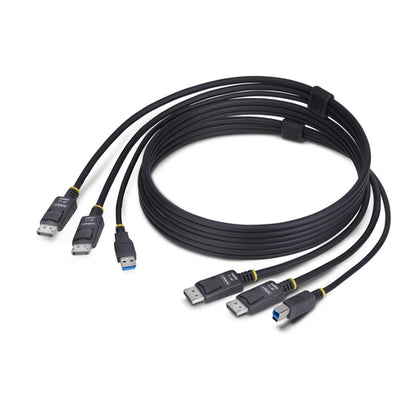 6FT DUAL-DP/USB KVM CABLE - FOR DUAL-MONITOR DISPLAYPORT KVM