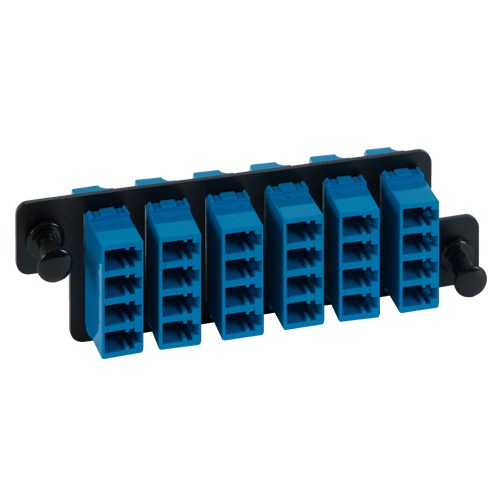 HD ADAPTER PANEL- 6  QUAD LC-24F-BLUE-SM