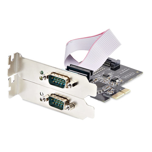 2-PORT SERIAL PCIE CARD - PCI EXPRESS RS232/RS422/RS485 CARD