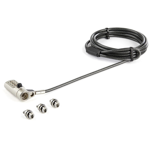 6.5FT/2M LAPTOP CABLE LOCK UNIVERSAL LOCK - K-SLOT/NANO/WEDGE
