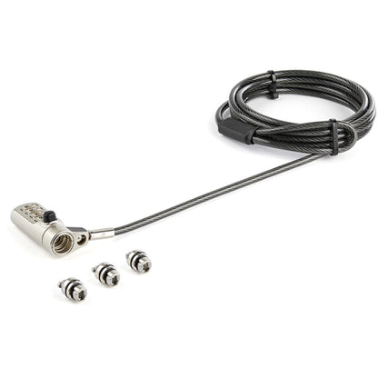6.5FT/2M LAPTOP CABLE LOCK UNIVERSAL LOCK - K-SLOT/NANO/WEDGE