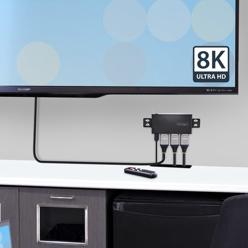 2-PORT 8K HDMI SWITCH - 8K 60HZ HDMI 2.1 AUTO SWITCHER