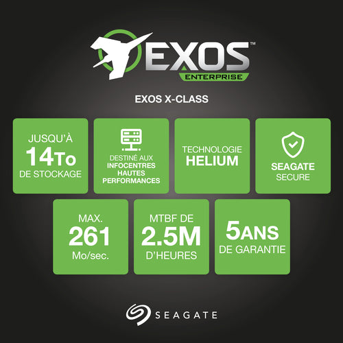 SEAGATE 10TB HDD ENTERPRISE 3.5IN SATA 6G 7.2K