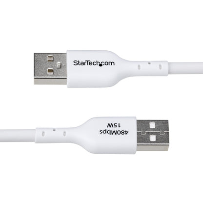10FT WHITE USB-A TO USB-C CABLE CHARGER CORD USB 2.0 DATA TRANSFER