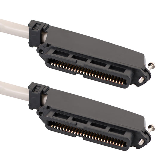 25-PAIR CABLE ASSEMBLY- F-F- 90°- 5'