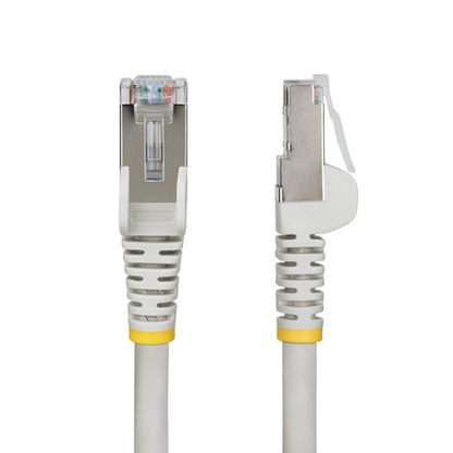 CAT6A ETHERNET CABLE - GRAY 10GBE S/FTP LSZH 100W POE