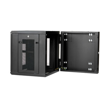 WALL MOUNT NETWORK CABINET 12U HINGED SERVER RACK ENCLOSURE