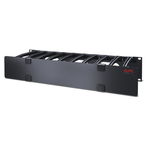 2U HORIZONTAL CABLE MANAGER 6 FINGERS TOP  BOTTOM