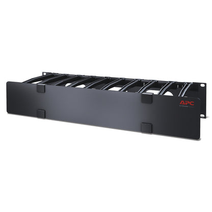 2U HORIZONTAL CABLE MANAGER 6 FINGERS TOP  BOTTOM