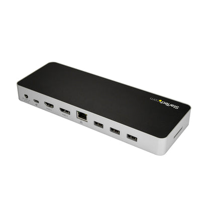 DUAL MONITOR USB C DOCK 60W POWER DELIVERY 4K DOCKING STATION