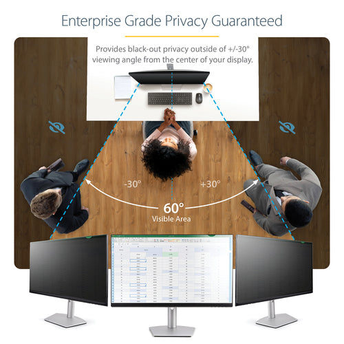 22 MONITOR PRIVACY FILTER - COMPUTER PRIVACY SCREEN/PROTECTOR
