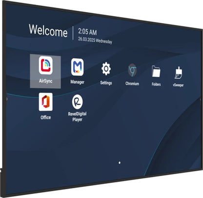 86IN 4K COMMERCIAL DISPLAY 500NITS 5000:1 8GB RAM/32GB STORAGE