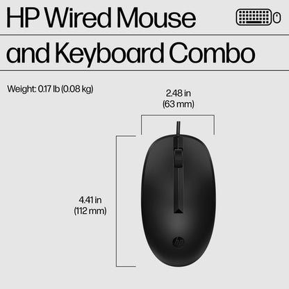 HP 225 WIRED MOUSE AND KB G2 (AX2Y7AA#ABA)