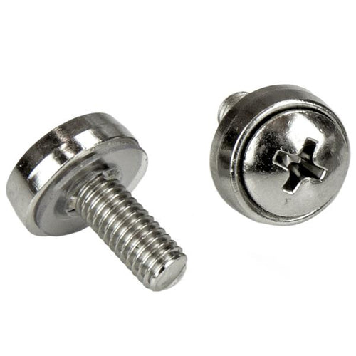 M5 MOUNTING SCREWS SILVER 20 PACK SERVER RACK M5 CAGE NUTS