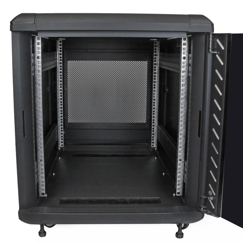 12U AV RACK CABINET 4 POST FLOOR STANDING IT CABINET ENCLOSURE