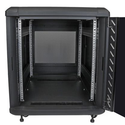 12U AV RACK CABINET 4 POST FLOOR STANDING IT CABINET ENCLOSURE