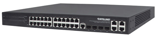 24-Port Gigabit Ethernet PoE+ Web-Manage