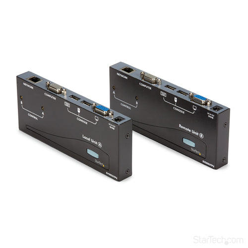 USB VGA KVM CONSOLE EXTENDER OVER CAT5 UTP W/ CABLES