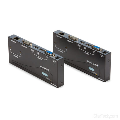 USB VGA KVM CONSOLE EXTENDER OVER CAT5 UTP W/ CABLES