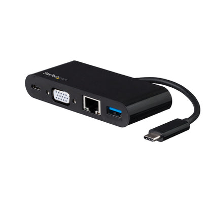 USB C MULTIPORT ADAPTER 60W PD VGA MINI DOCK W/ POWER DELIVERY