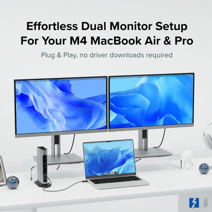 PLUGABLE TBT4 QUAD DOCK 100W THUNDERBOLT 4 QUAD DOCKING STATION