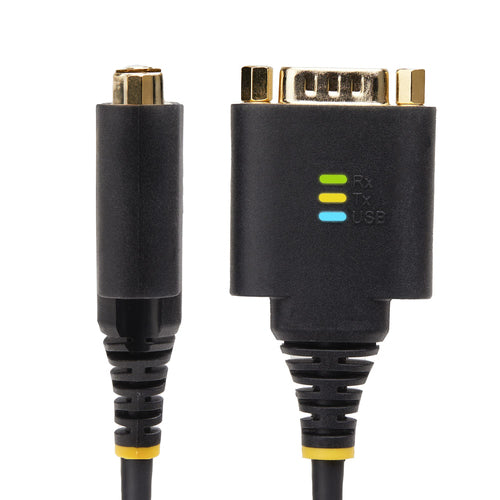 2FT 2-PORT USB SERIAL CABLE - USB TO DUAL DB9 RS232 ADAPTER (2P1FFC-USB-SERIAL)