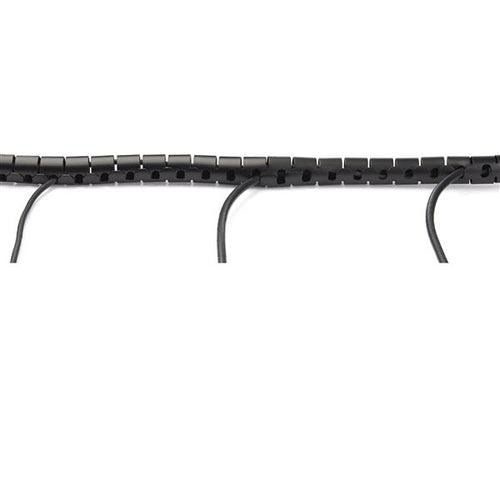 8FT COILED CABLE MANAGEMENT SLEEVE SPIRAL CORD WIRE ORGANIZER