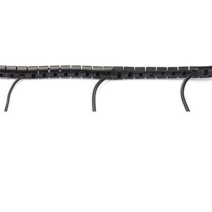 8FT COILED CABLE MANAGEMENT SLEEVE SPIRAL CORD WIRE ORGANIZER