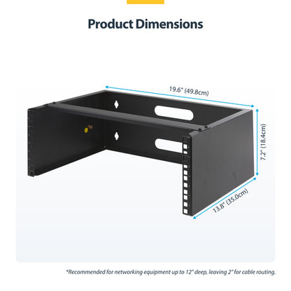 4U WALL MOUNT RACK NETWORK PATCH PANEL MOUNT BRACKET