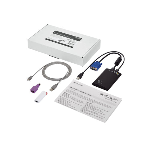CRASH CART ADAPTER KVM CONSOLE LAPTOP USB VGA PORTABLE KVM CONSOLE