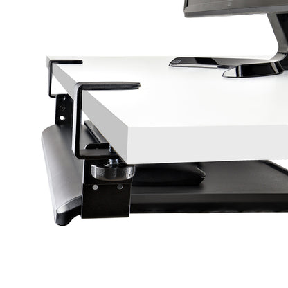 UNDER DESK KEYBOARD TRAY - THREE HEIGHT OPTIONS - UP TO 26 LB