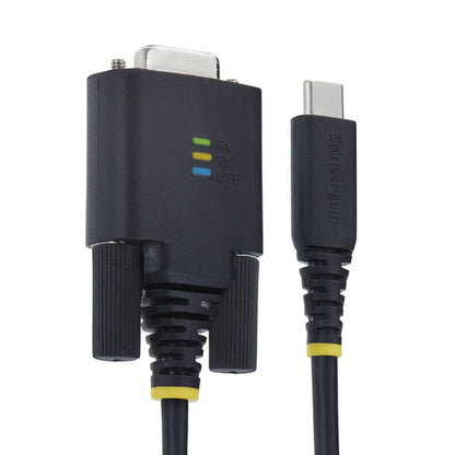 6.6FT USB-C TO SERIAL TO NULL MODEM ADAPTER CABLE - FTDI RS232 (1P6FFCN-USB-C-SERIAL)